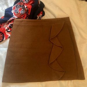 JCREW MERCANTILE WOOL MINI SKIRT, Size 6